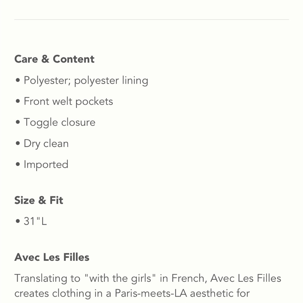 Avec Les filles Sherpa toggle jacket - Picture 7 of 8